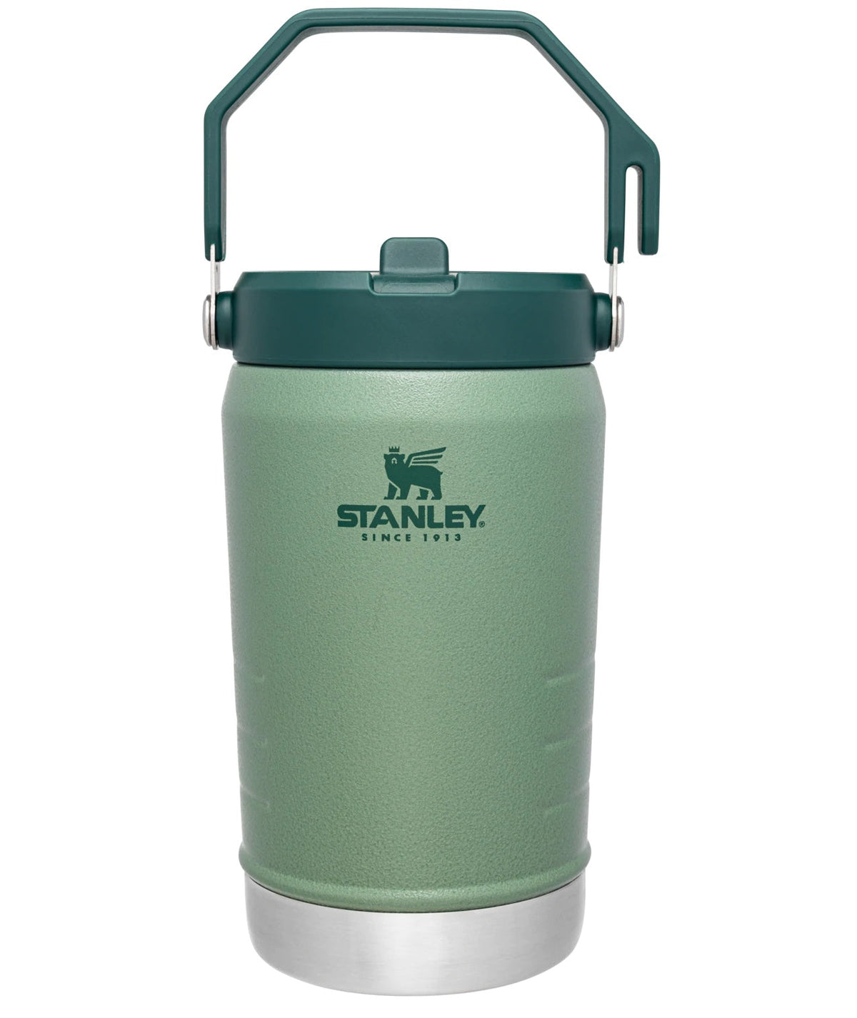 Stanley Iceflow 40oz Flip Straw Jug Water Bottles & Jugs Stanley Hammertone Green OS