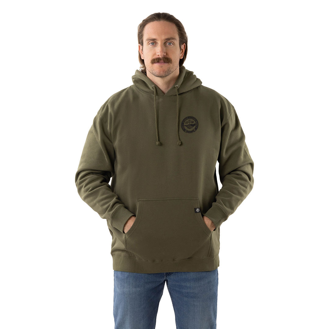 Troll Co. Men&#39;s Haggler &quot;Dirty Hands Clean Money&quot; Graphic Hooded Sweatshirt - Work World - Workwear, Work Boots, Safety Gear