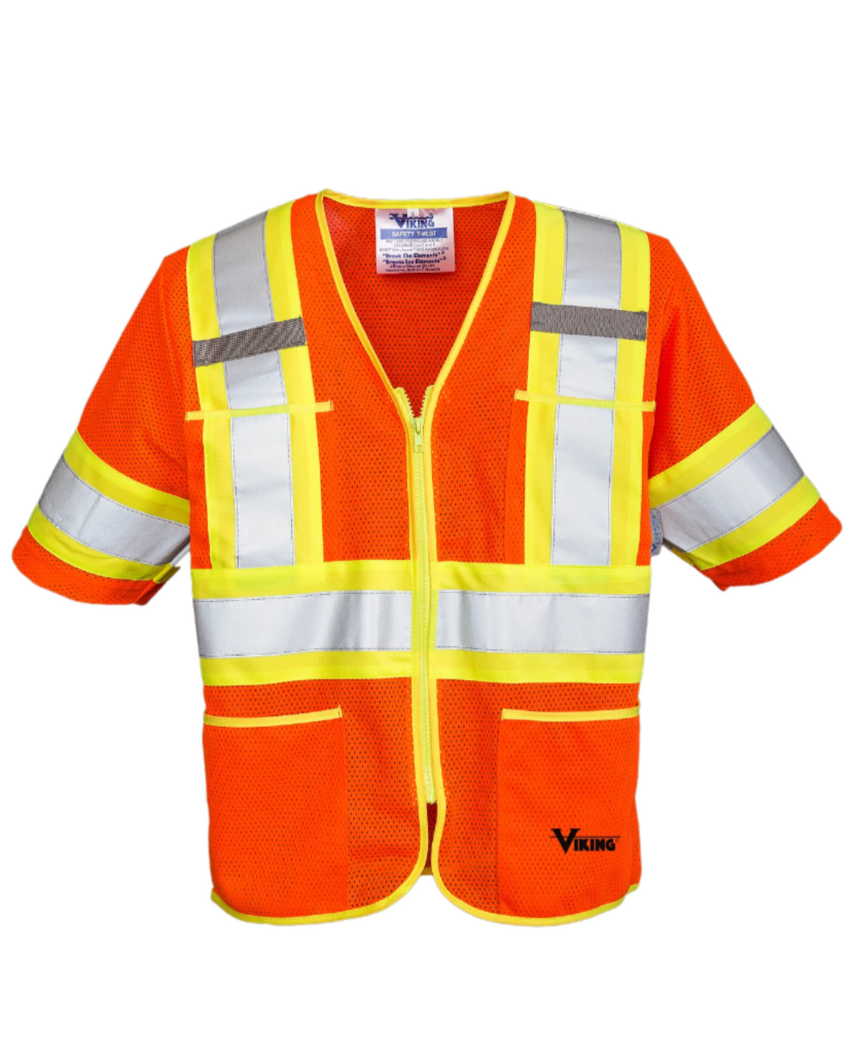 Viking Hi-Vis Sleeved Zipper Class 3 Safety  Vest - Work World - Workwear, Work Boots, Safety Gear