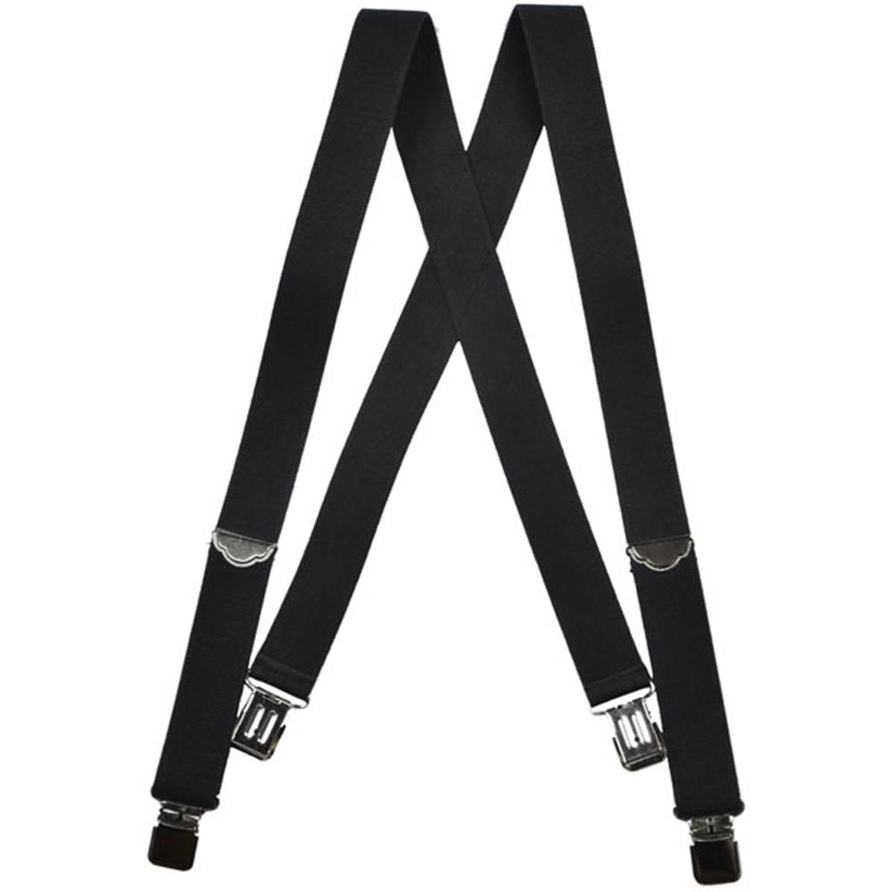 Welch 1.5" GC X-Back Suspender Belts & Suspenders Welch Black 46 Inch 1.5 Inch