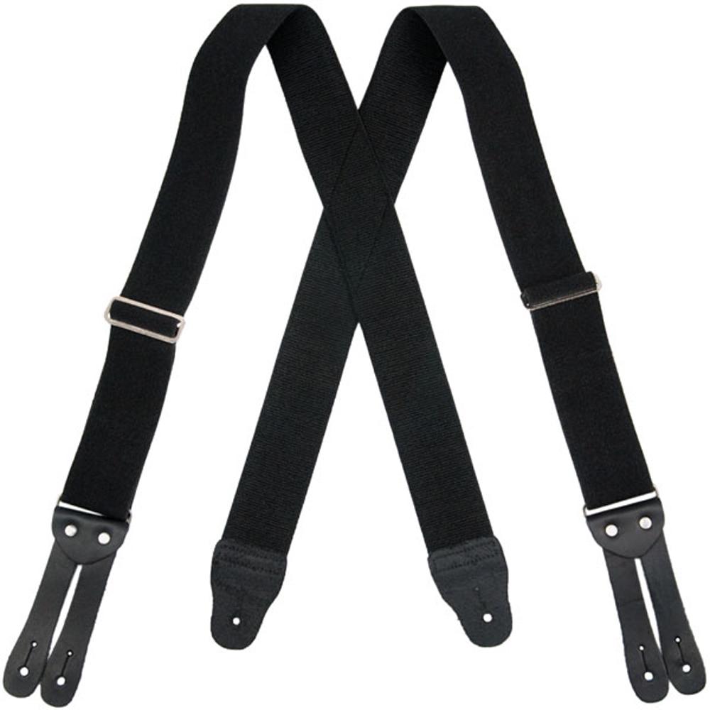 Welch 2" LEF X-Back Suspender Belts & Suspenders Welch Black 46 Inch 2 Inch