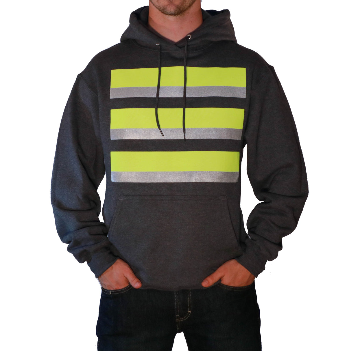 Whistle Workwear Safety Hoodie_Dark Heather Grey - Work World - Workwear, Work Boots, Safety Gear
