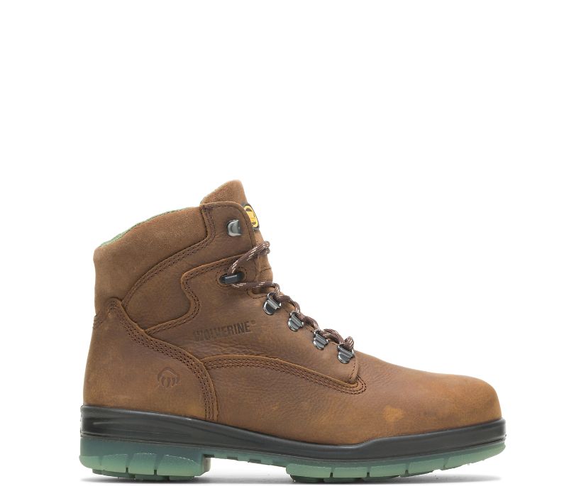 Wolverine Men's I-90 Durashocks® 6"Soft Toe Work Boot Work Boots Wolverine Brown 10 M