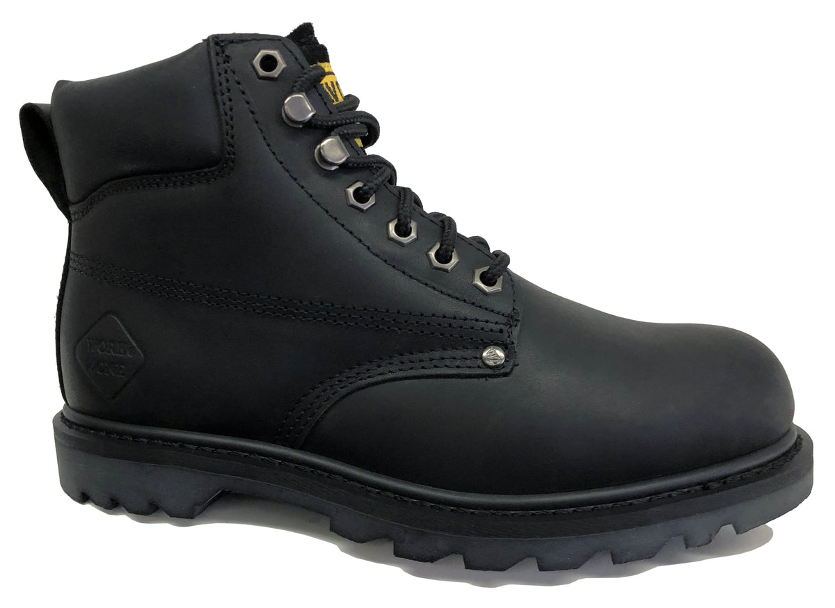 Work Zone Men's S611 6" Safety Toe Work Boot Work Boots Work Zone