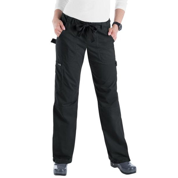 koi Women&#39;s Lindsey Drawstring Scrub Pant_Black - Work World - Workwear, Work Boots, Safety Gear